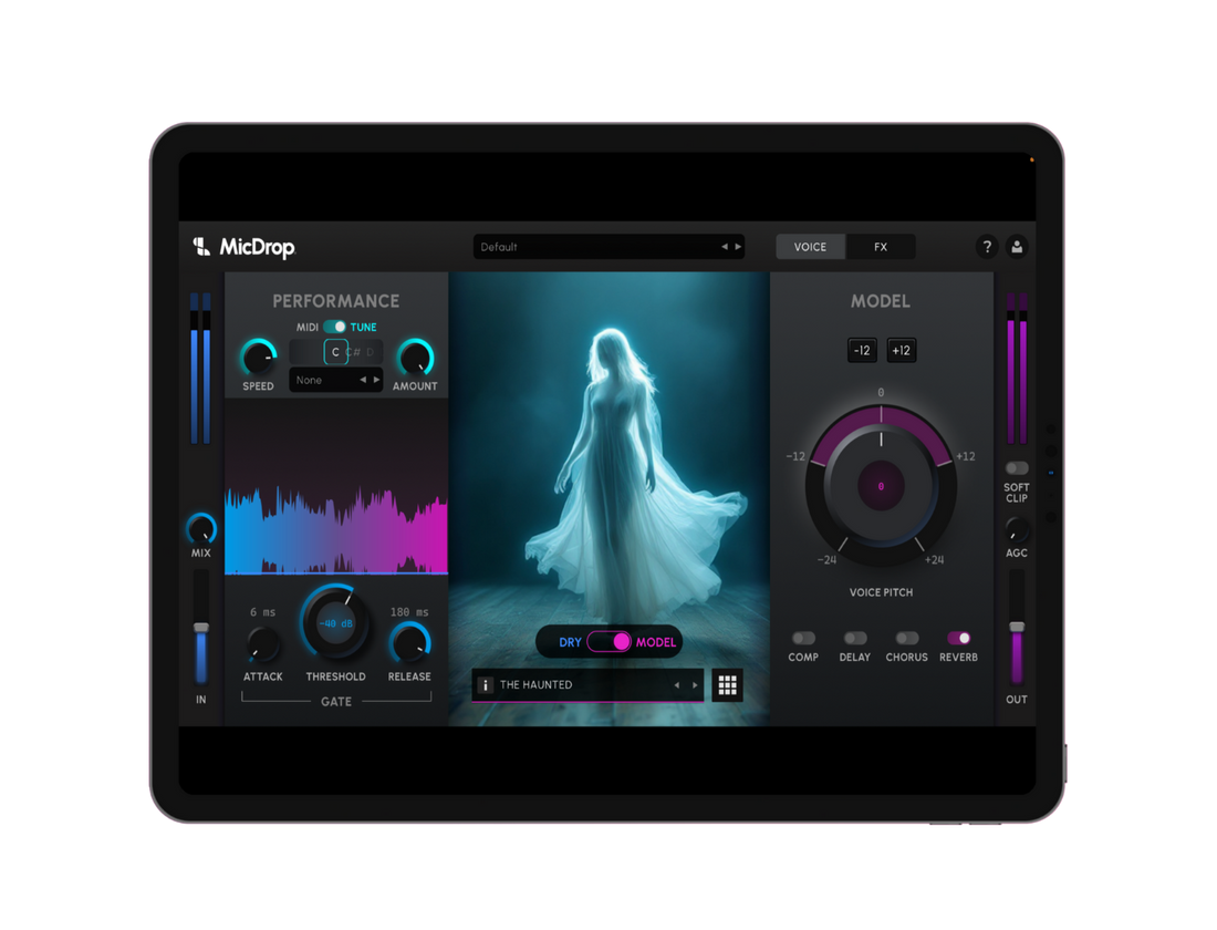 MicDrop for iPad Update Launches with Real-Time AI Vocals for Apple M-Series iPads
